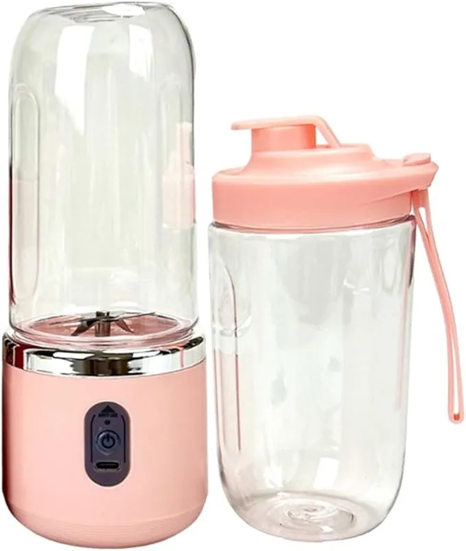 Yajuyi Licuadora Portátil Rosa vista frontal 