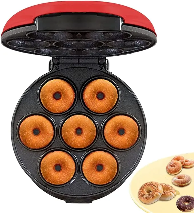 Wooloo Mini Hacedor de Donitas Máquina Eléctrica vista frontal 